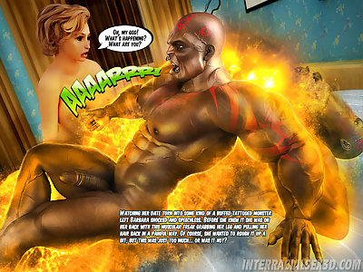 3d interracial cartoons